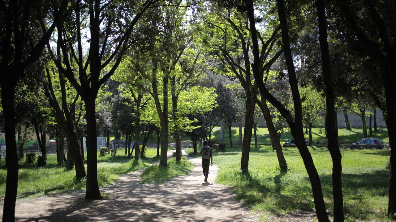 Parken Villa Borghese, som ligger i anslutning till Svenska institutet.