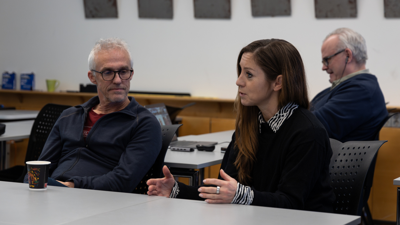 Roger Filipsson och Maria Olofsson deltar i paneldiskussion i workshopserien Thursday Insights