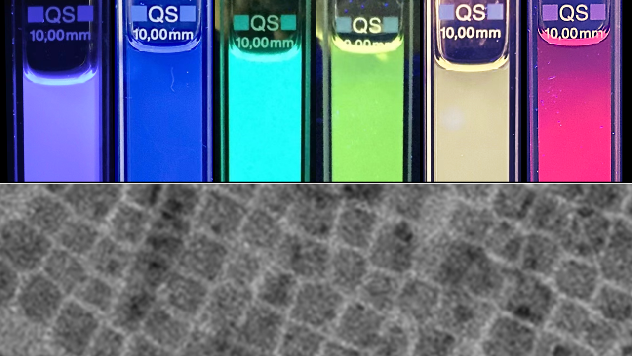 En rad olikfärgade vätskor som sitter bredvid varandra.