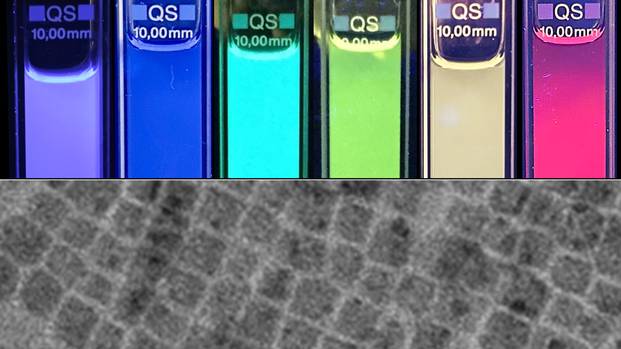 En rad olikfärgade vätskor som sitter bredvid varandra.