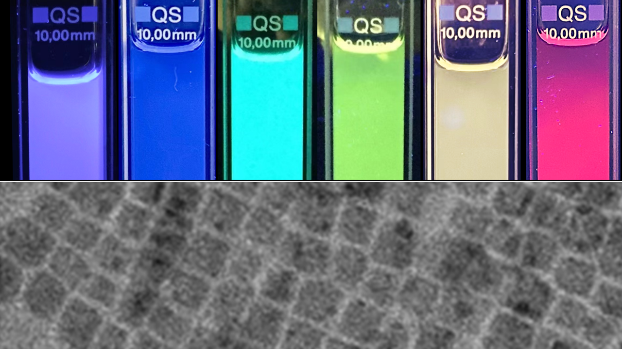 En rad olikfärgade vätskor som sitter bredvid varandra.