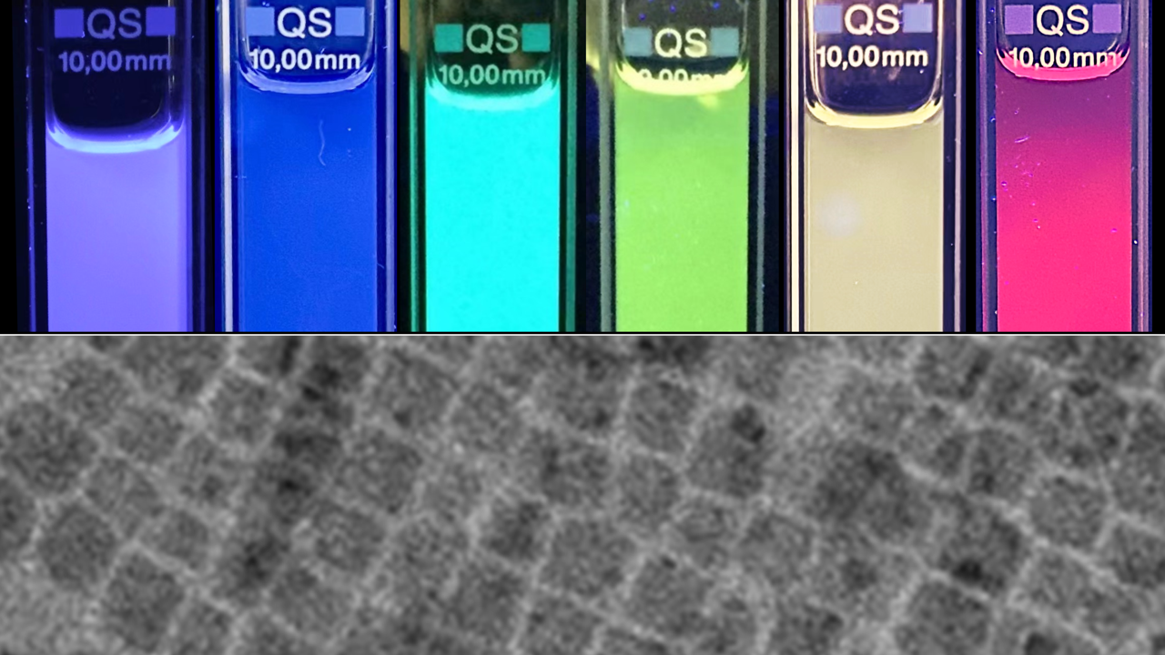 En rad olikfärgade vätskor som sitter bredvid varandra.