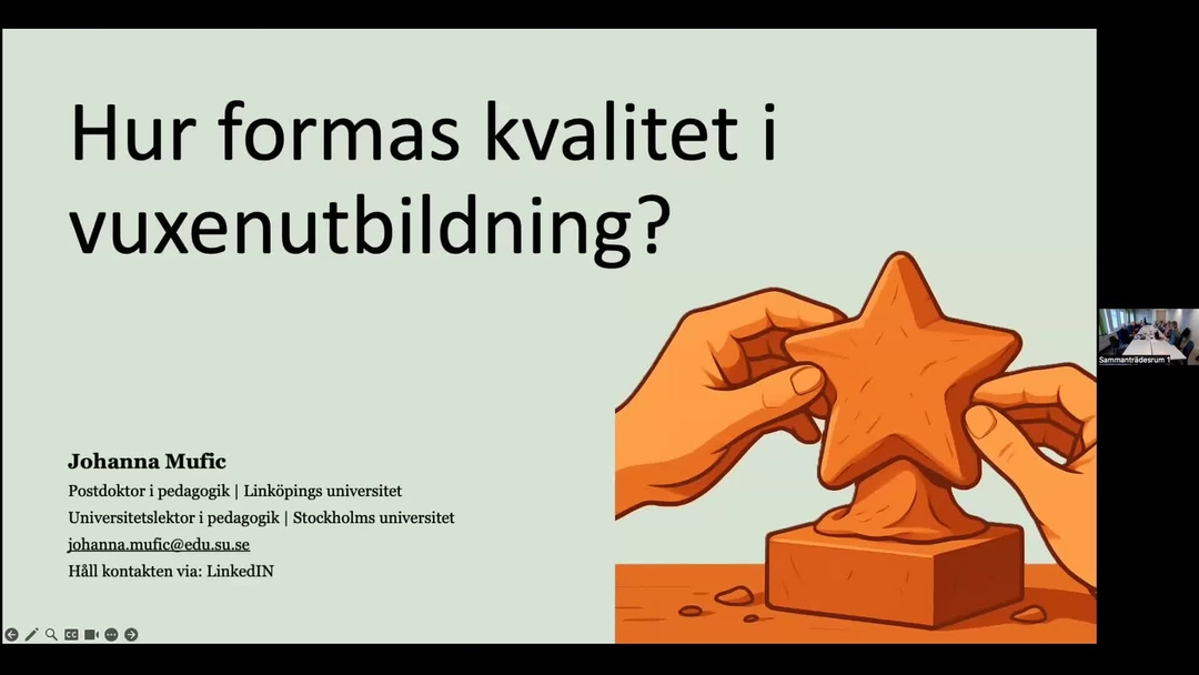 Film: UCER seminarium med Johann Mufic