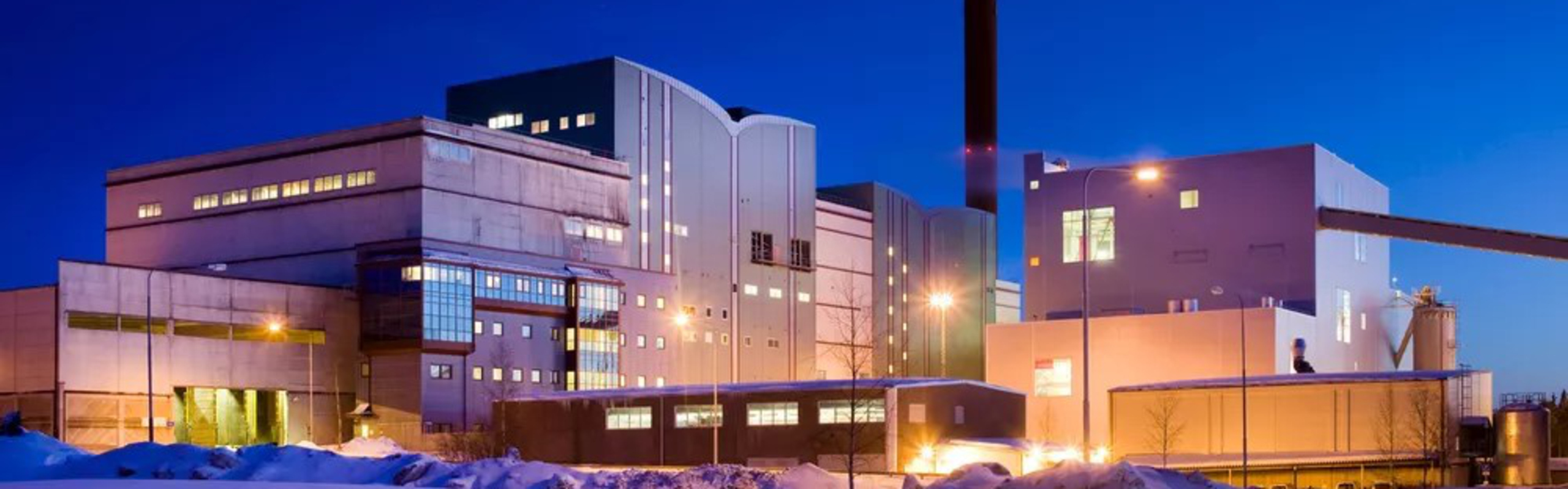 Fotografi på Umeå energi krafvärmeverk