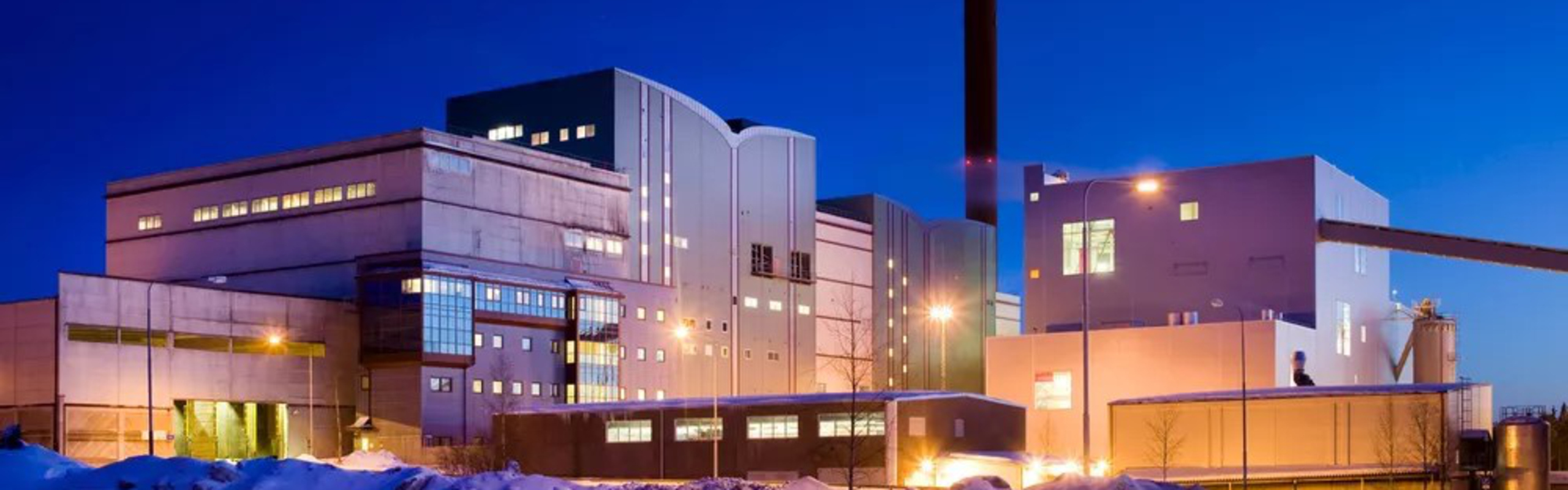 Fotografi på Umeå energi krafvärmeverk