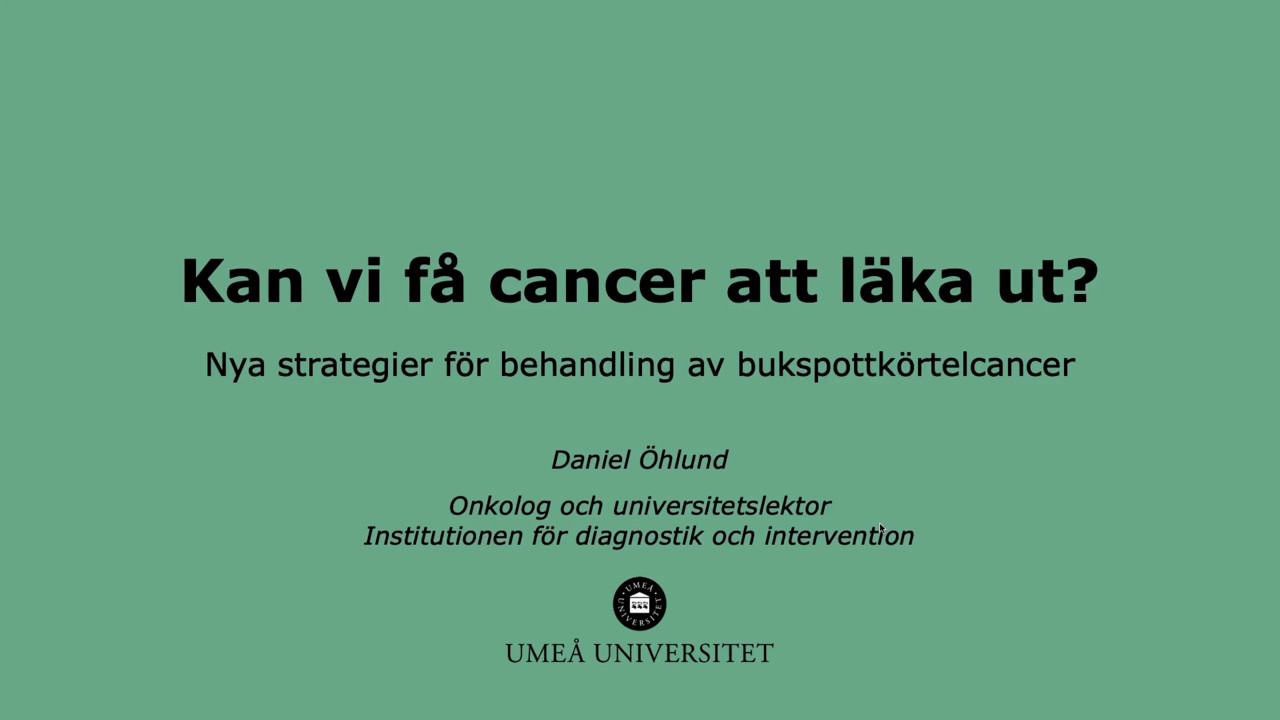 Film: Fika efter en forskare med Daniel Öhlund