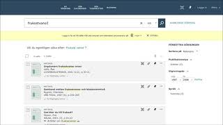 Film: Sökord och frågeställning - lär känna ditt ämne
