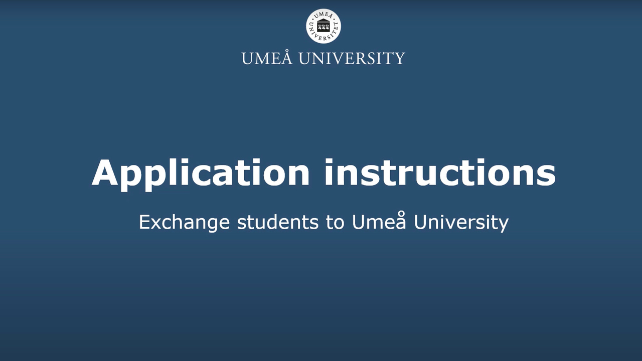 Film: Application instructions