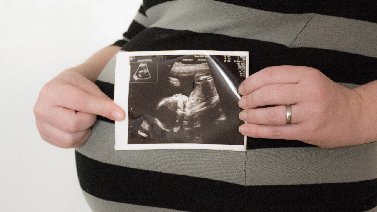 Bild på graviditet