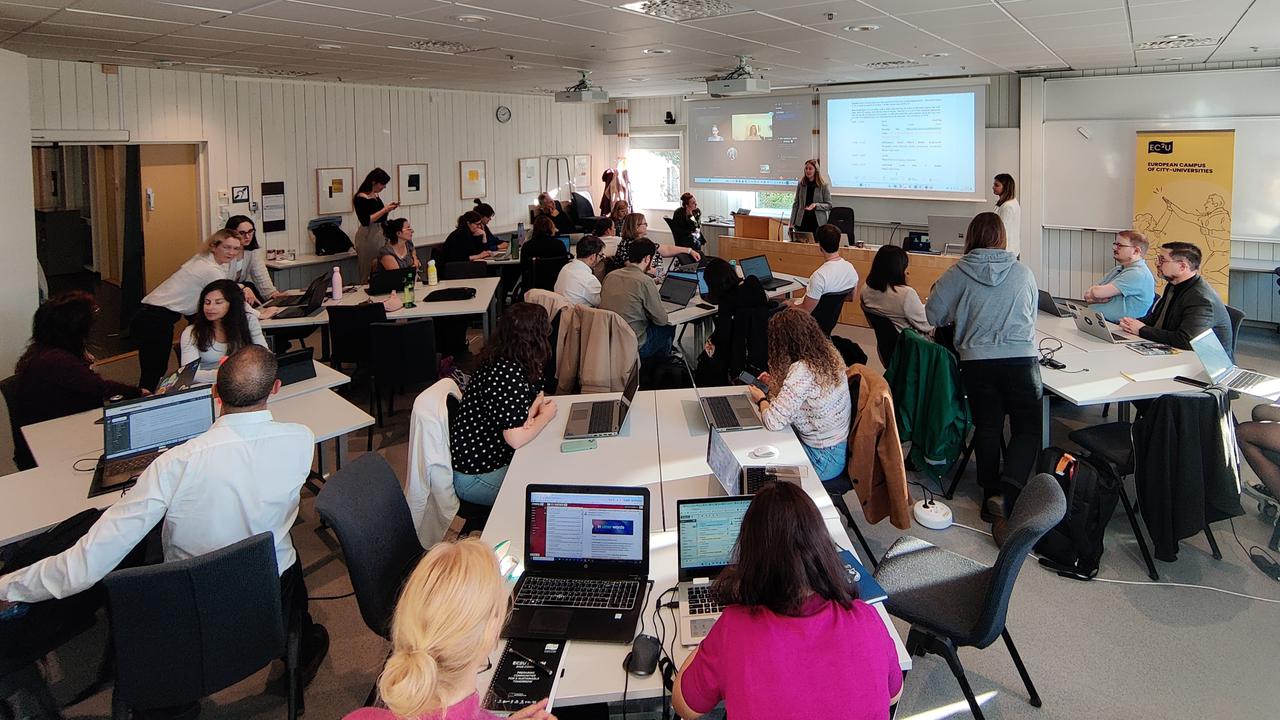 workinggrupp på EC2U möte