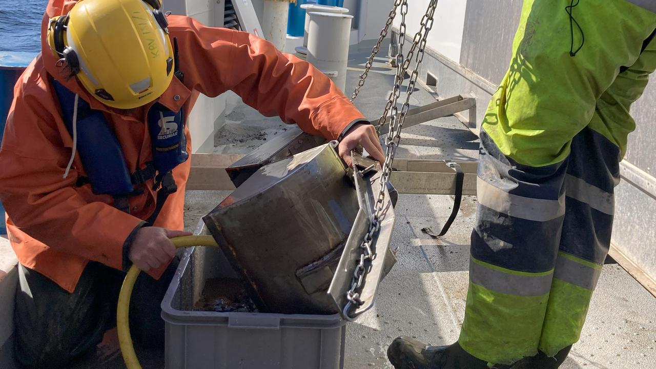Provtagning av bottensediment från KBV 181.