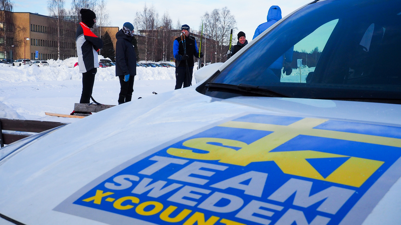 Skidlektion med Andreas Domeij, landslagstränare. 