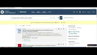 Film: Hitta vetenskapliga artiklar med söktjänsten
