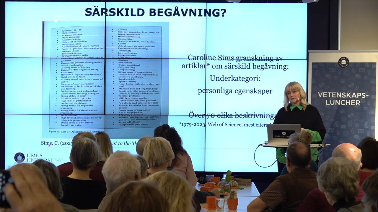 Film: Särskild begåvning i förskola och skola