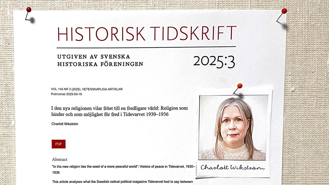 Vetenskaplig artikel på anslagstavla