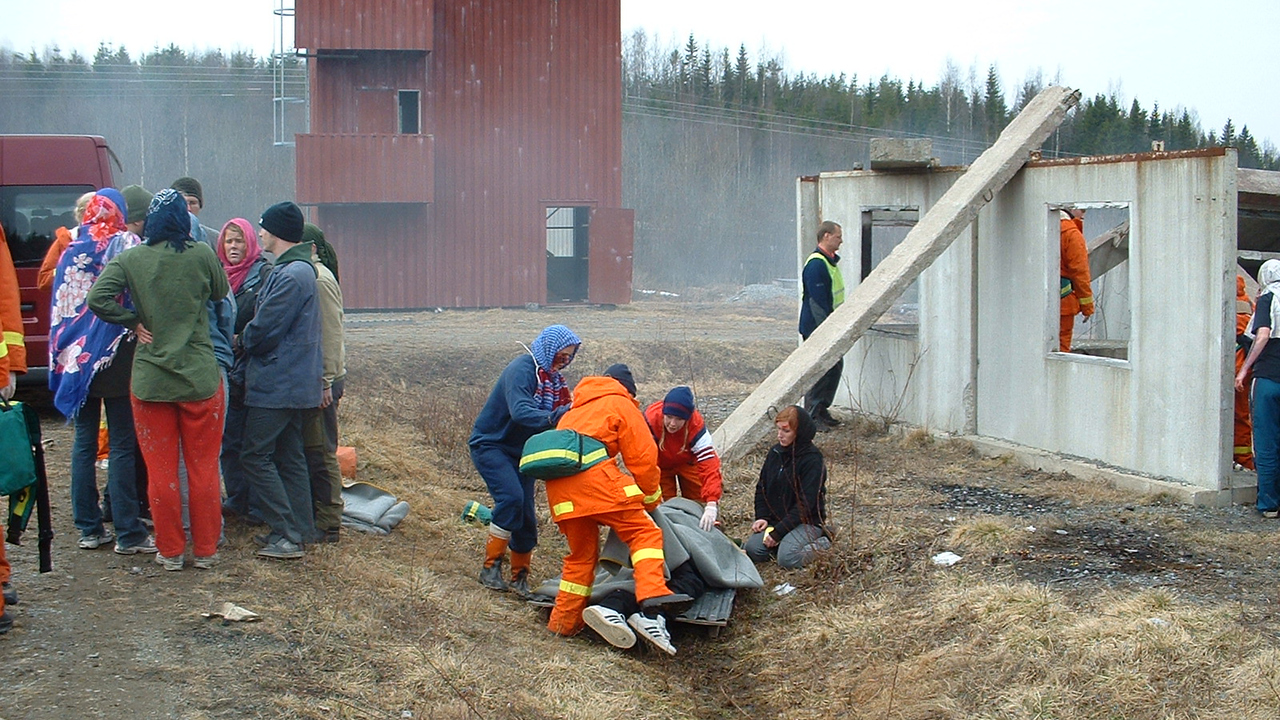Fältövning i Katastrofmedicin