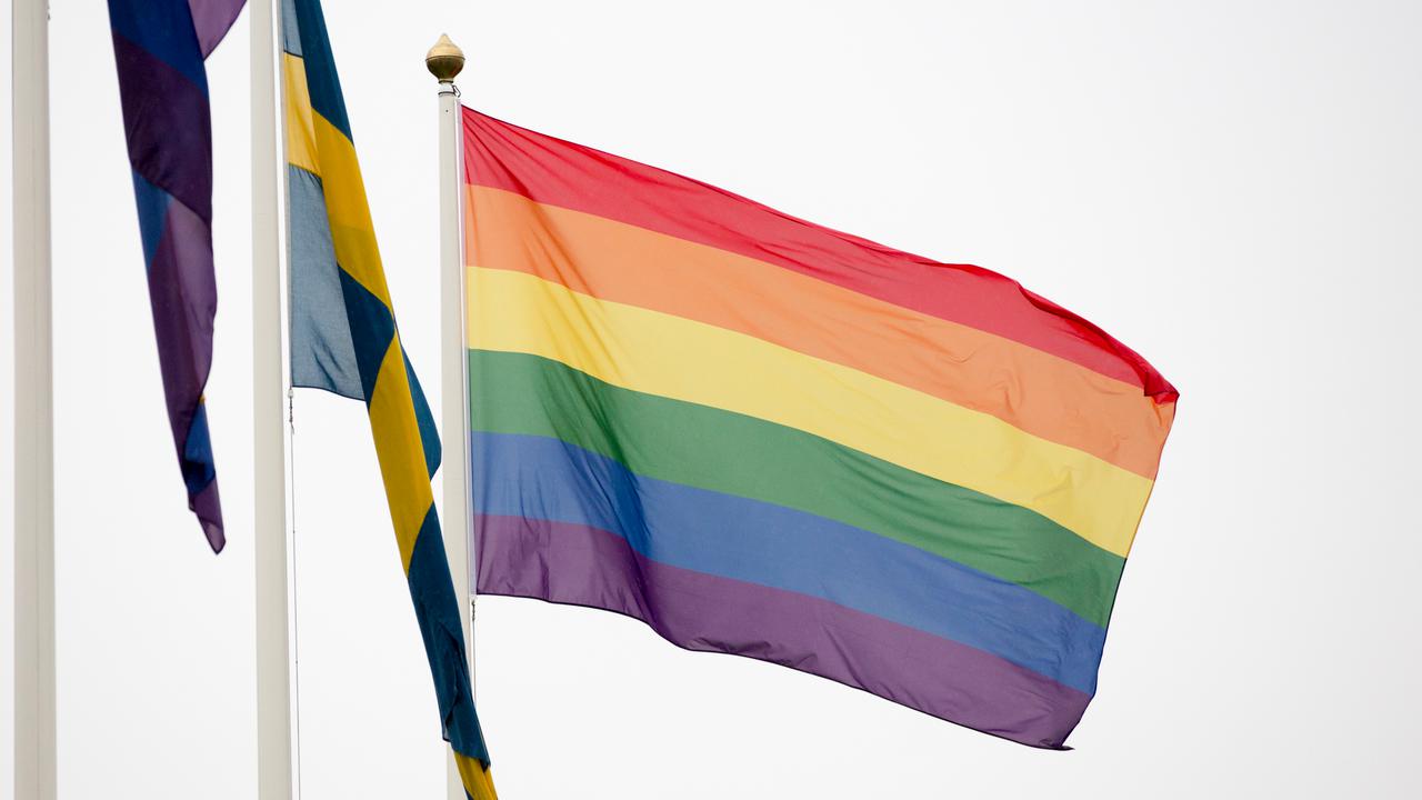 Bild på prideflagga