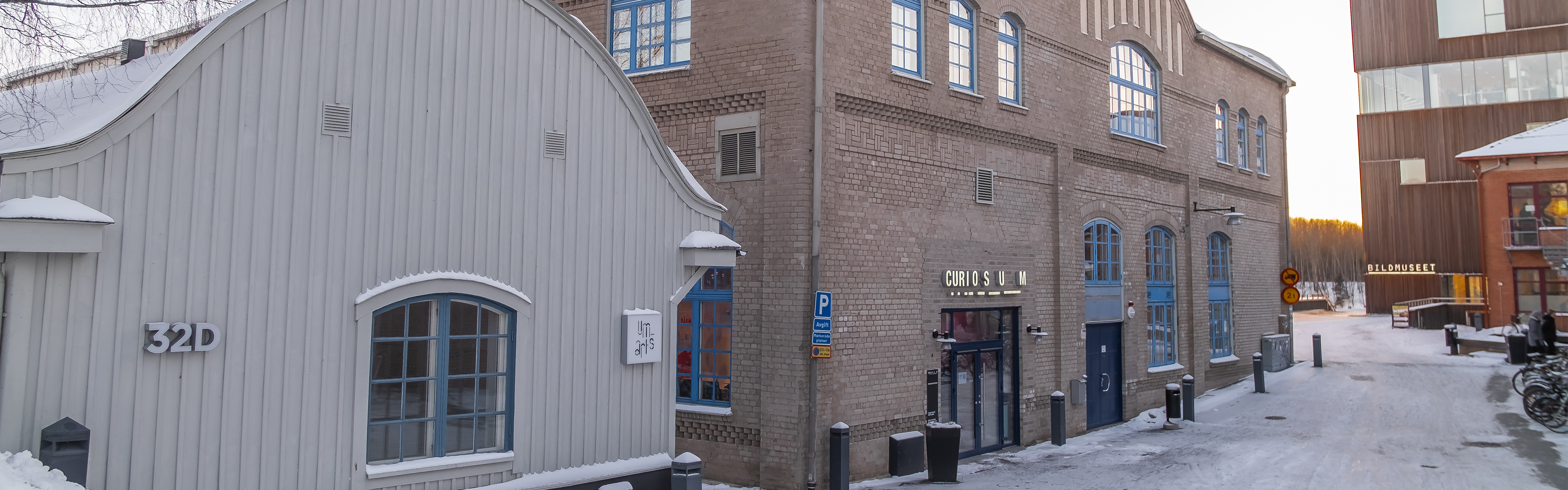 UmArts byggnad på Konstnärligt campus