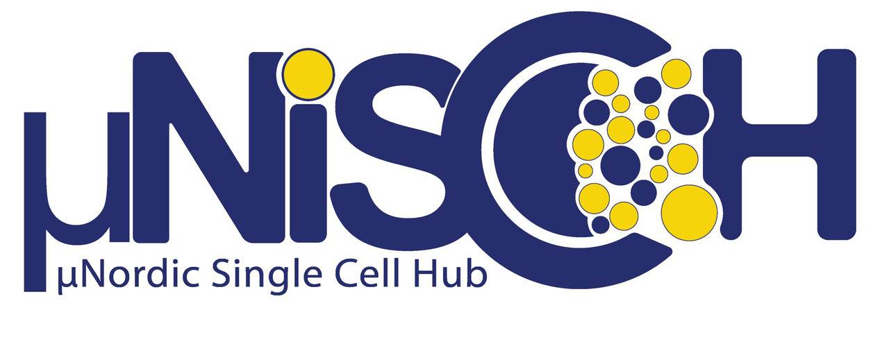 Logotyp för µNordic Single Cell Hub.