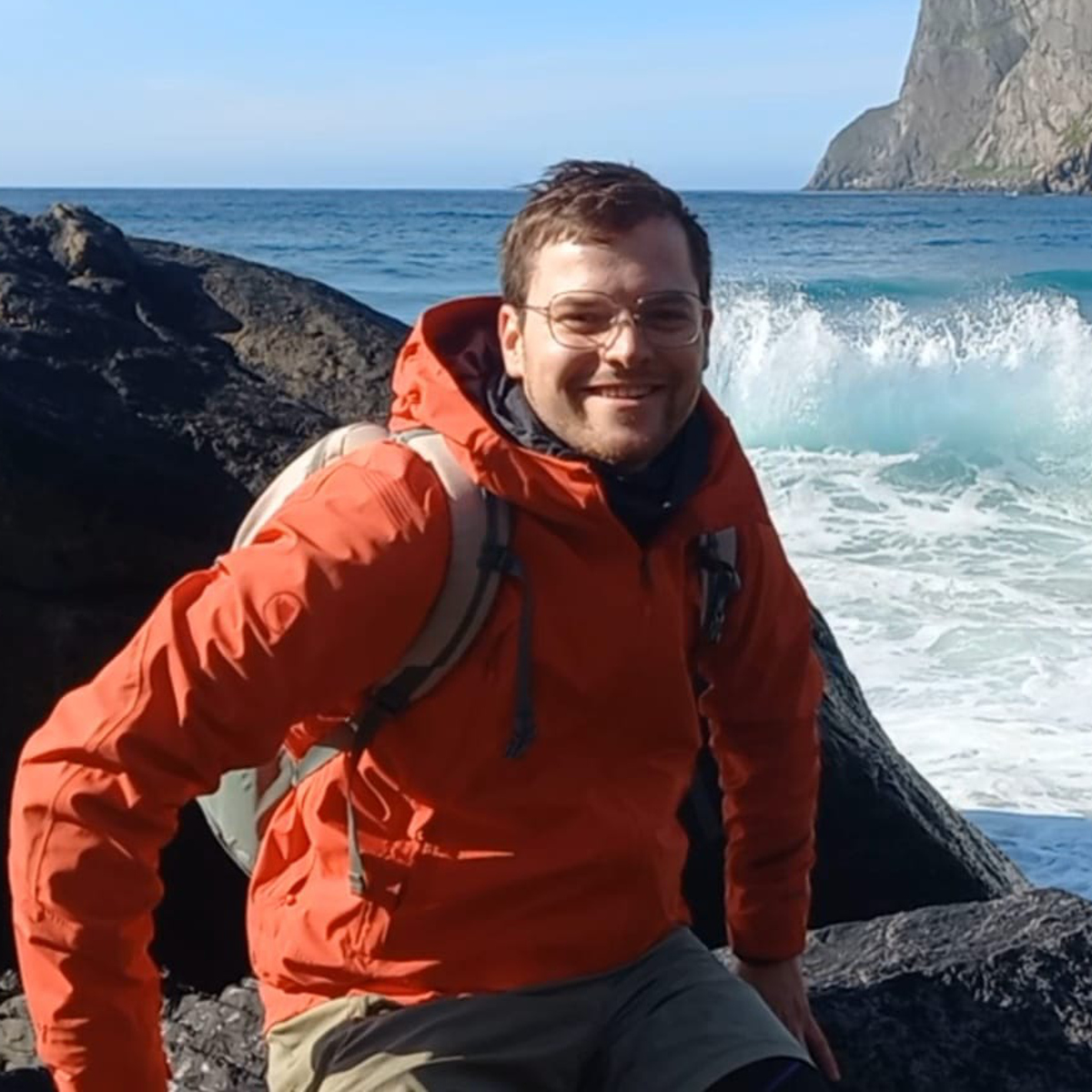 Rico Krause vid havet