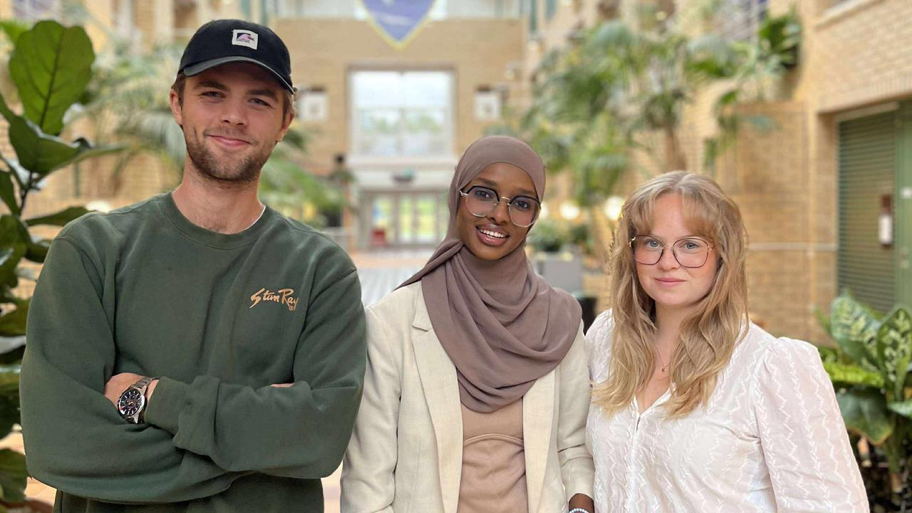 Tre psykologstudenter