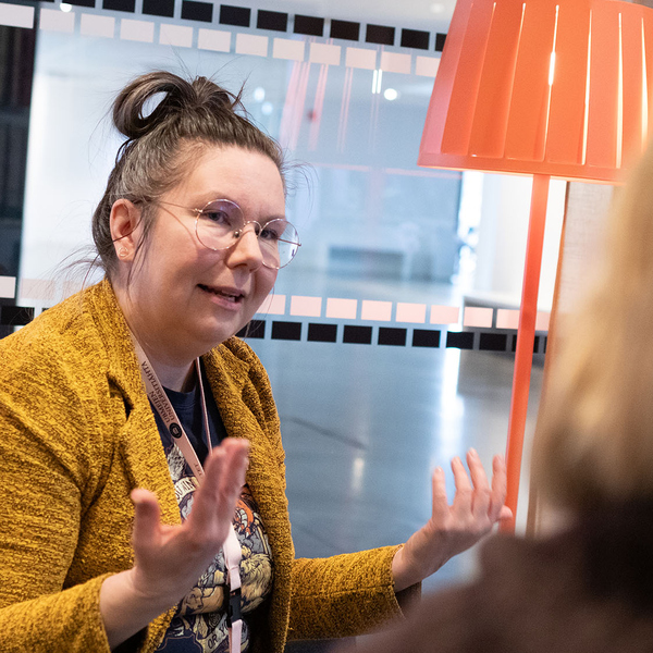 Marie Malmi vid Umeå universitetsbibliotek.