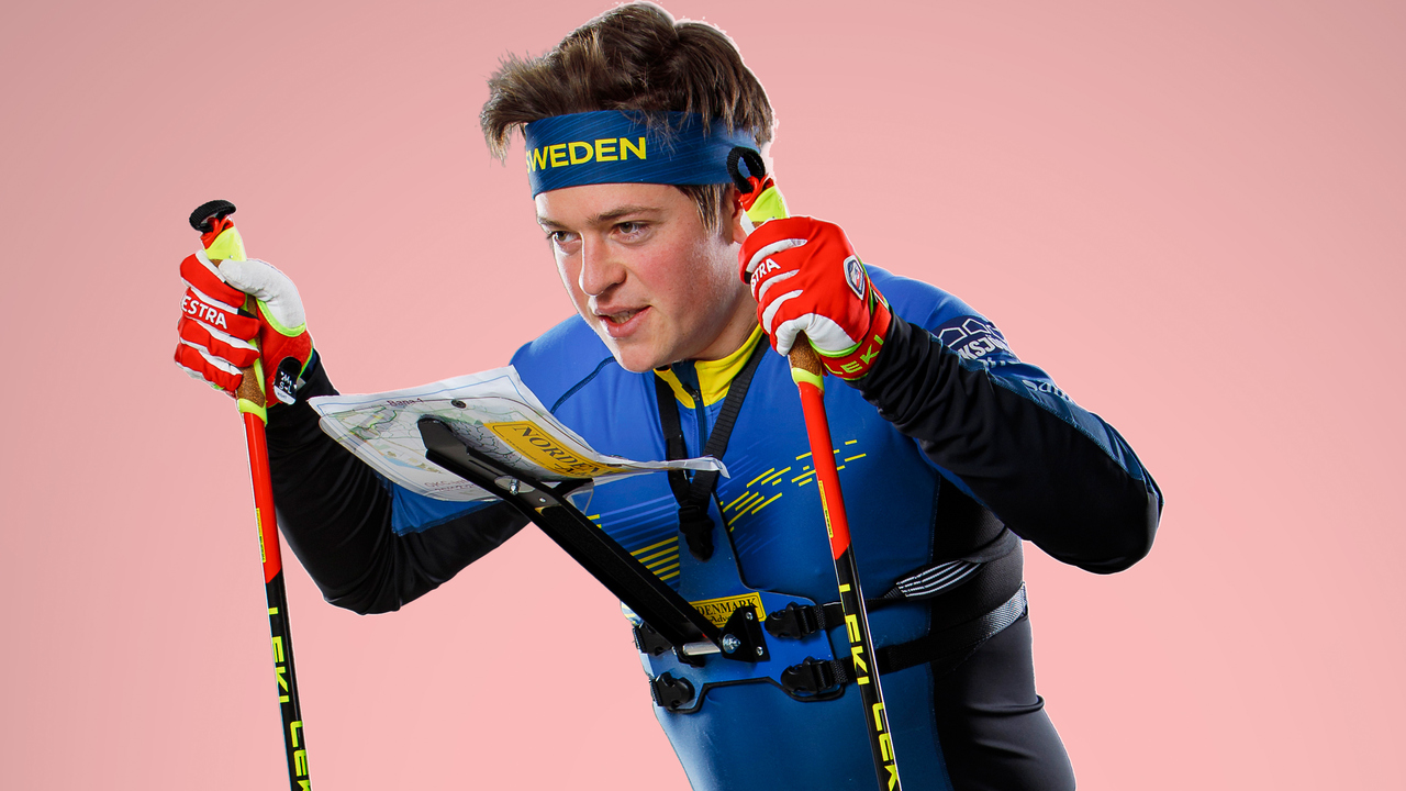 Jonatan Ståhl kombinerar studier vid Umeå universitet med en elitidrottssatsning i skidorientering.