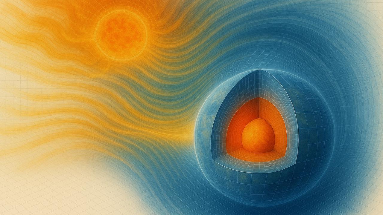 En bild av en sol och en vattendroppe.