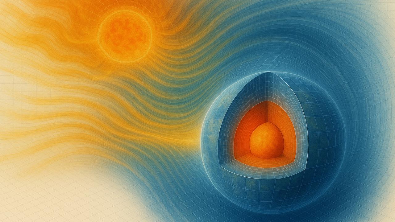 En bild av en sol och en vattendroppe.