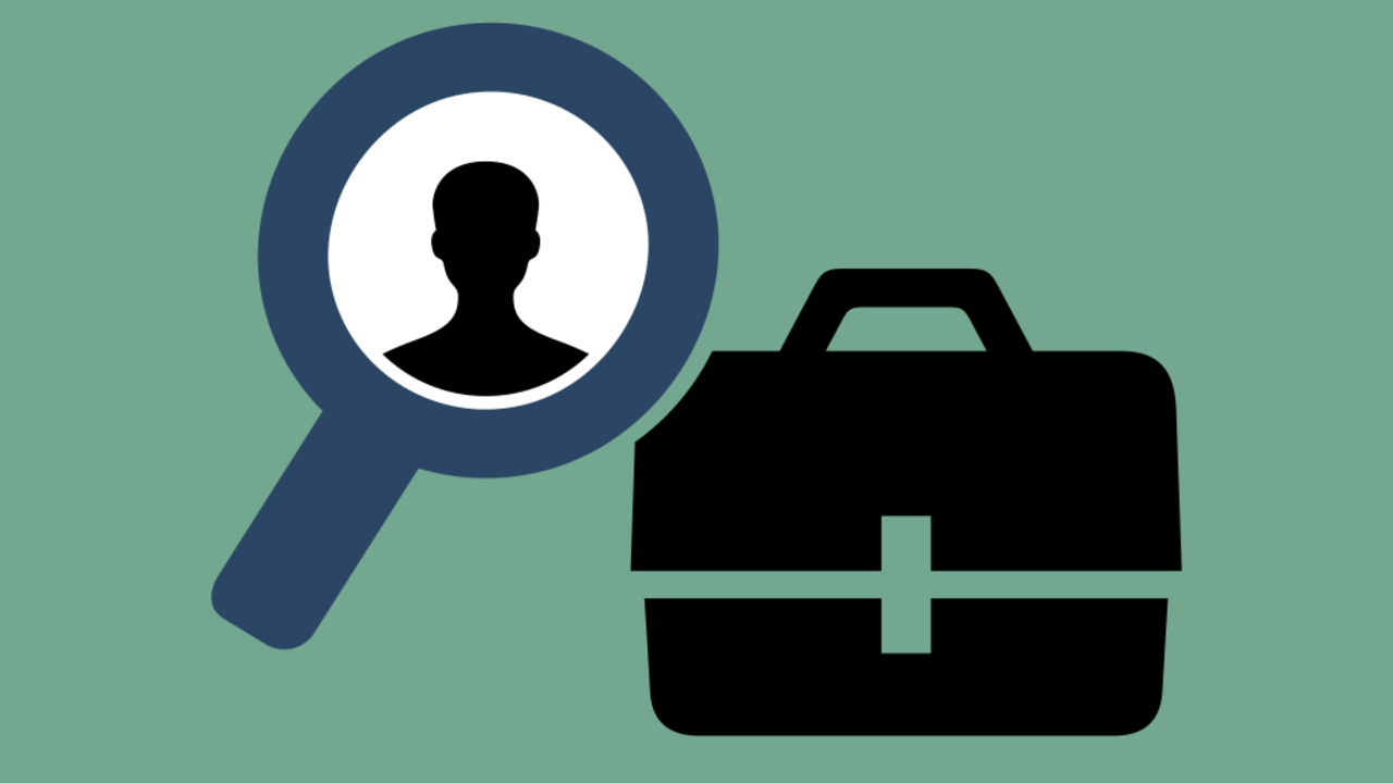 Ikon som ska illustrera lediga jobb vid Umeå universitet.