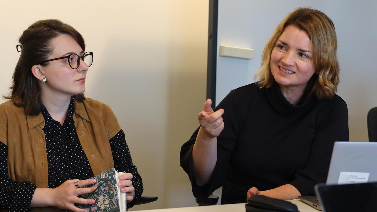 Gvantsa Tvaliashvili och Bente Heggem Kojan