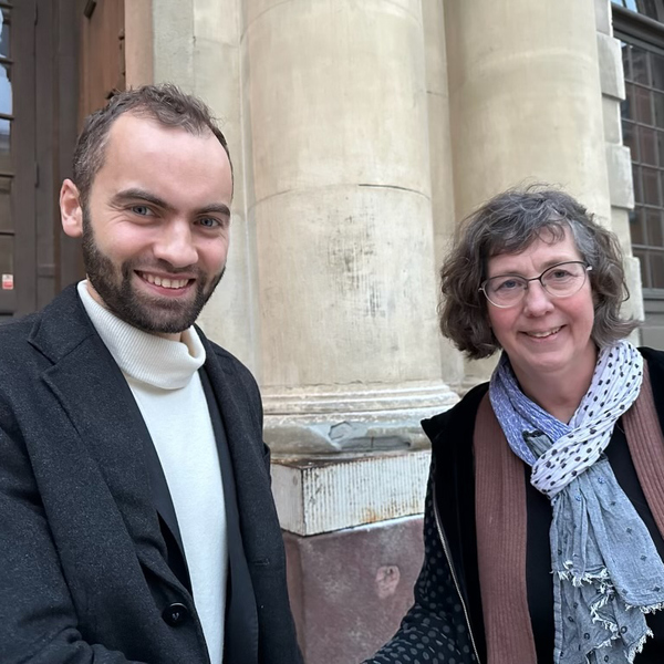 Porträttbild på Wilfred de Graaf och Beatrice Melin.