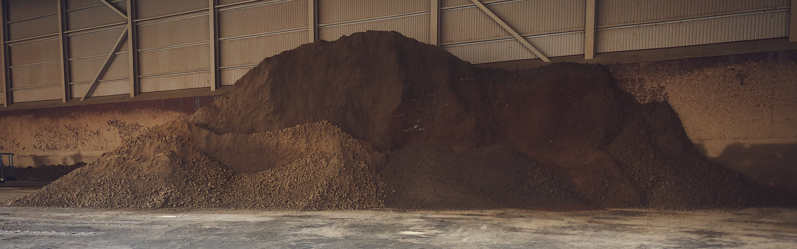The toxic remains of consumption and production: a heap of flyash, from waste incineration, mixed with sulphuric acid, used in mining. NOAH Langøya, Holmestrand, Norway.