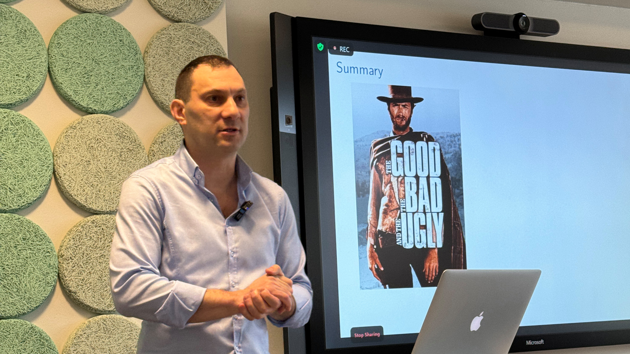 Paolo Bientinesi sammanfattar sin föreläsning