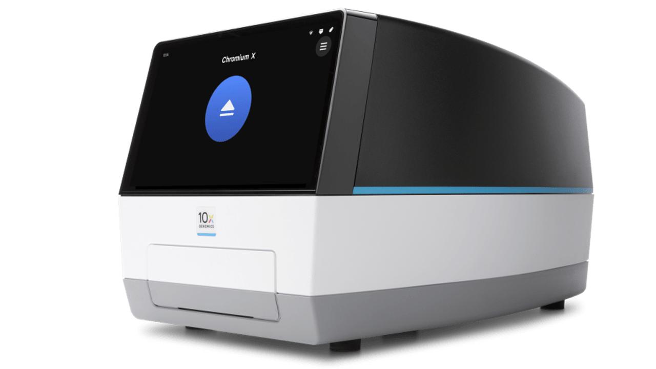 Chromium Controller är ett instrument som används till "droplet-based" encellig RNA-sekvensering.