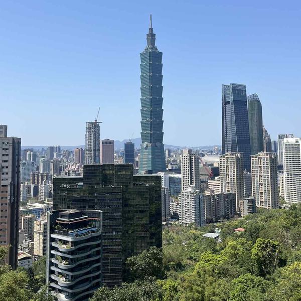 Utsikt över Utsikt över storstaden Taipei i Taiwan. Taipei i Taiwan.