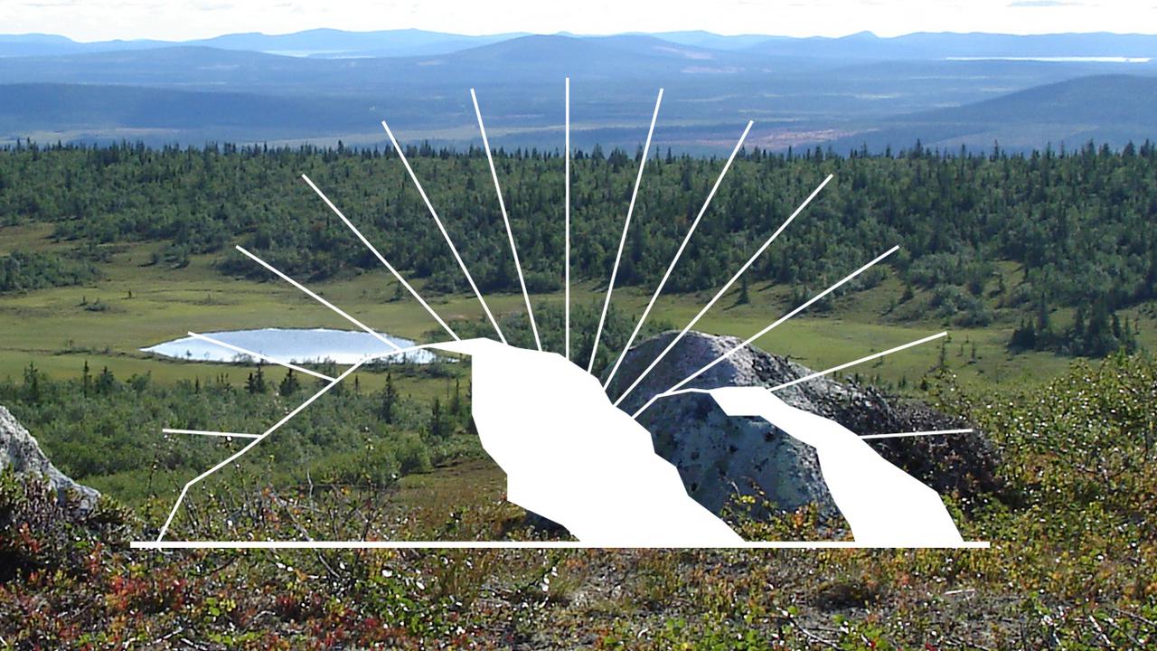 Bild från fjälltopp