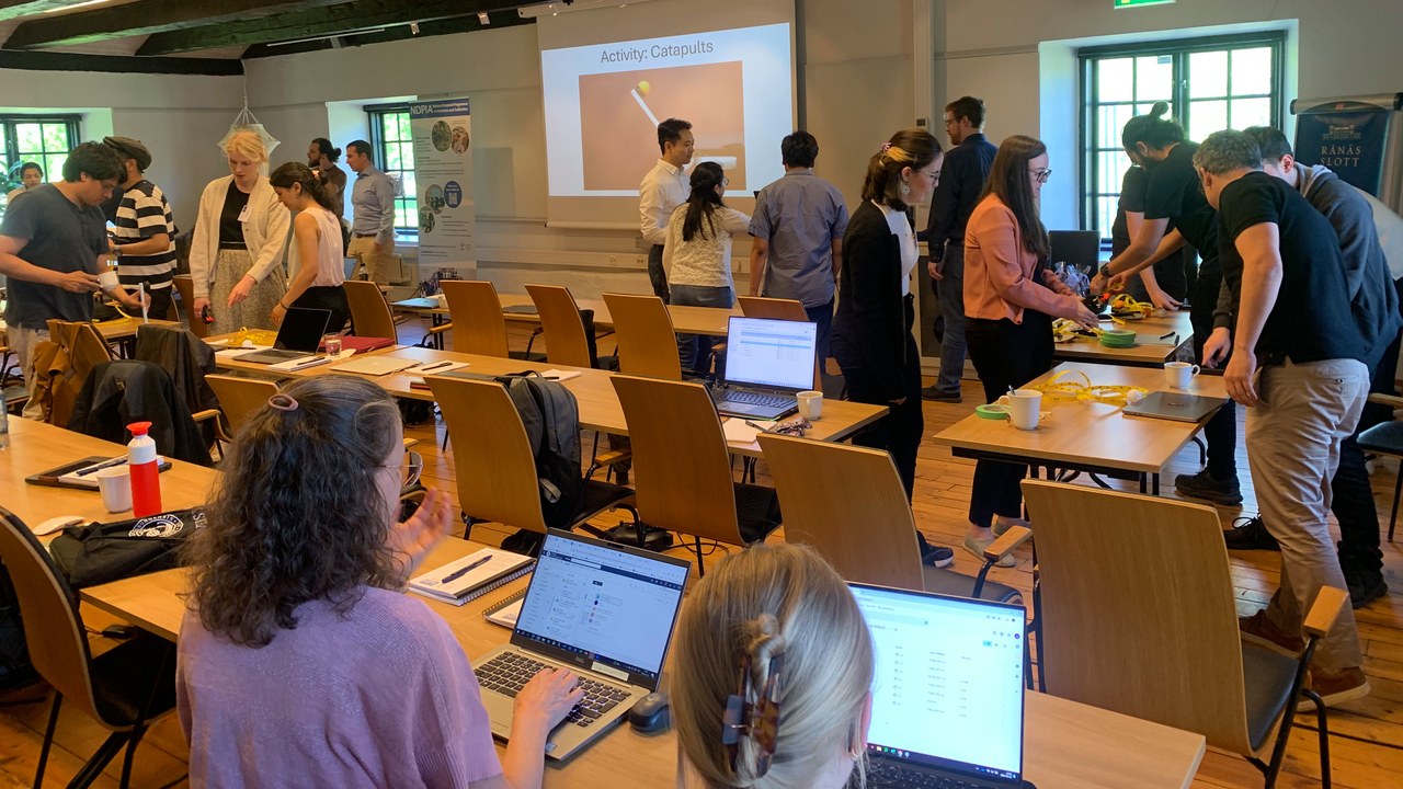 Deltagare vid workshop om AI