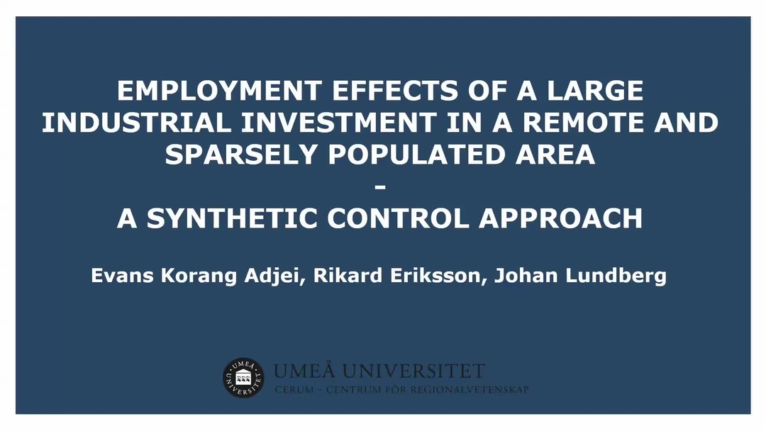 Film: UCER seminarium med Johan Lundberg