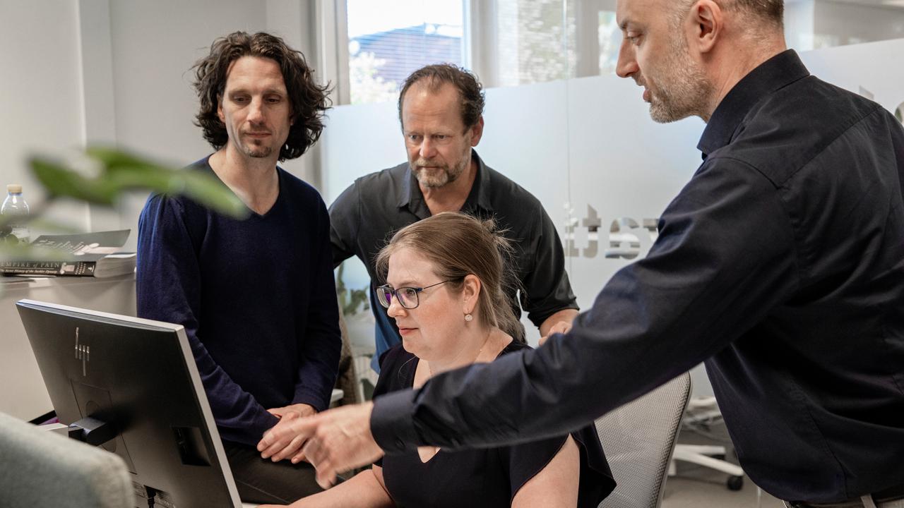 En del av teamet för P3S