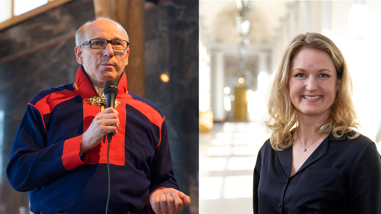 Harald Gaski och Sara Sandström