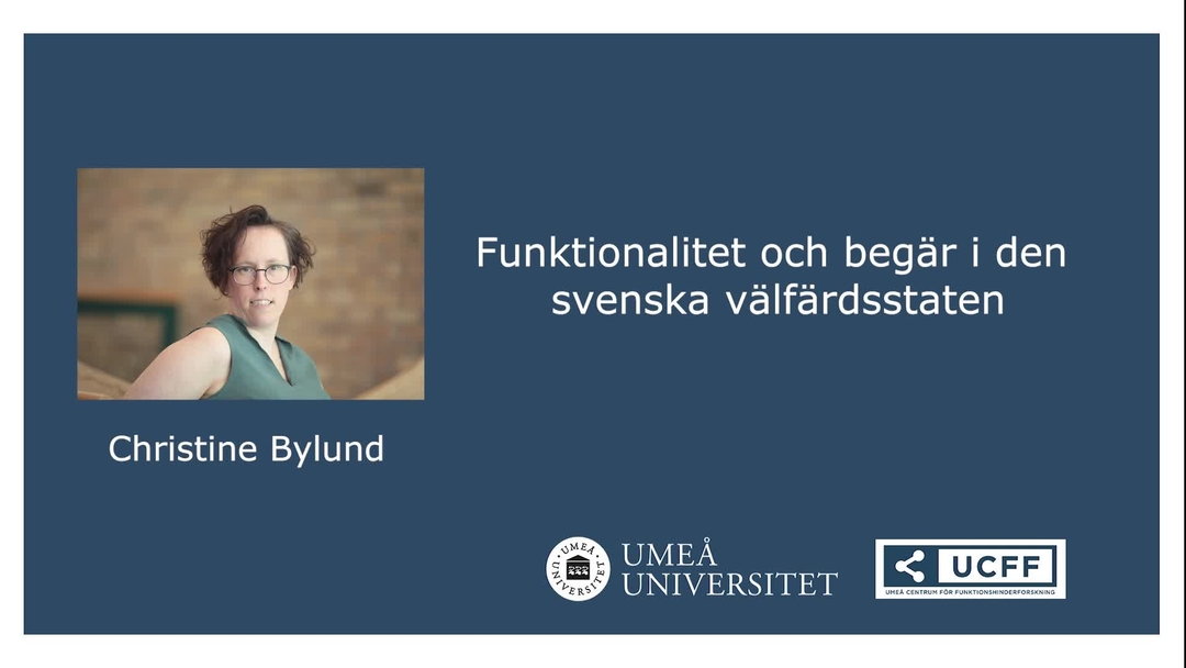 Film: UCFF seminarium Christine Bylund