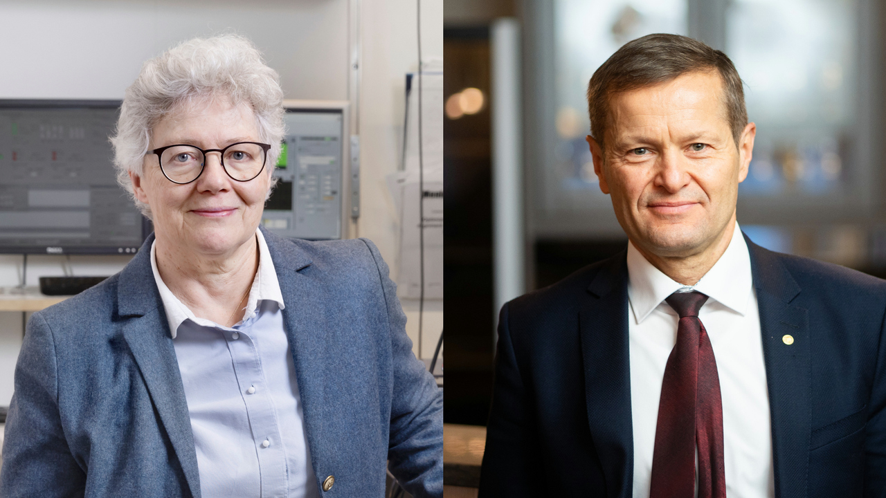 Anne L'Huillier och Ferenc Krausz