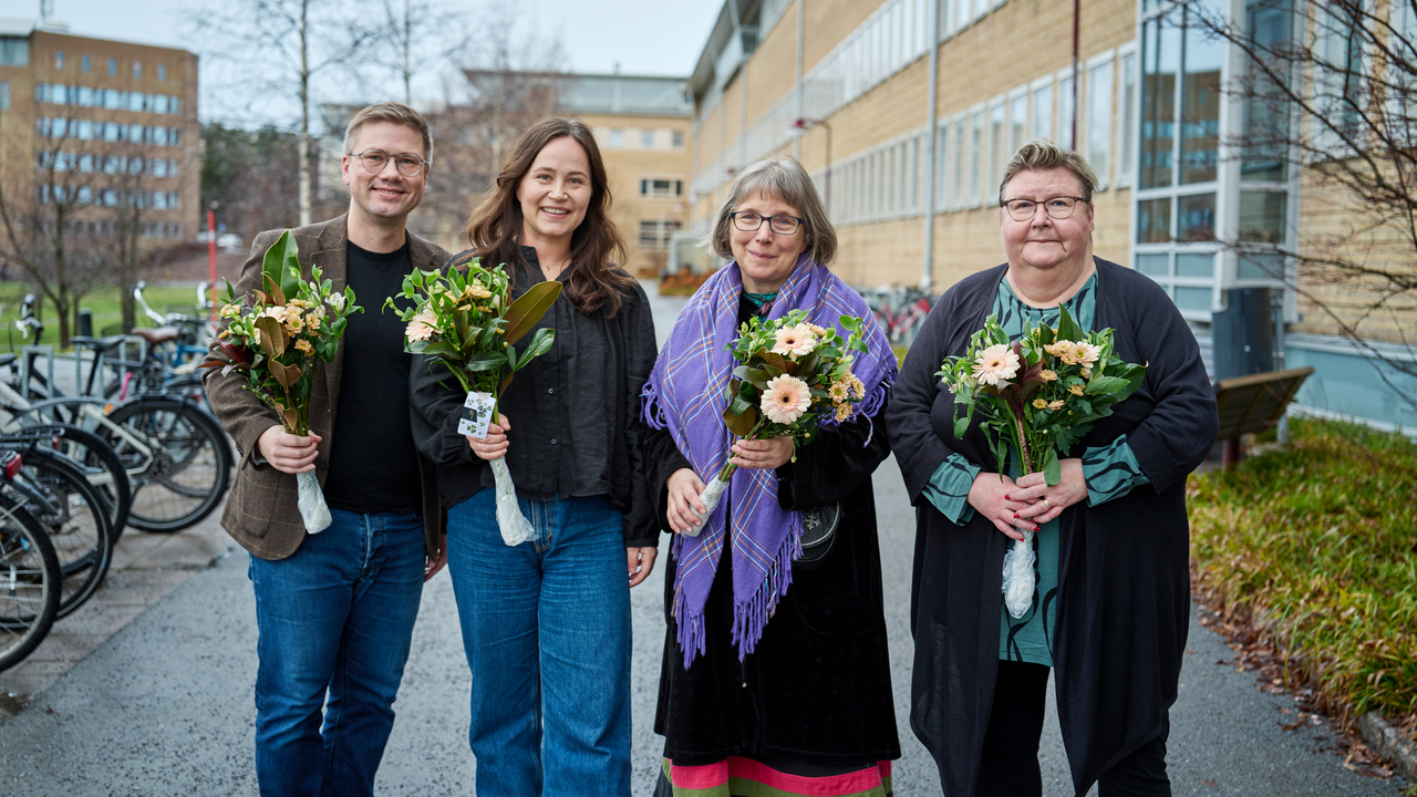 From the left: Jon Petter Stoor, Jennie Brandén, Lena Maria Nilsson, Monica Burman.