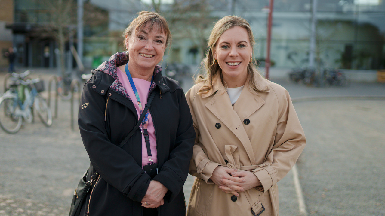 Jessica Rosencrantz, EU-minister, och Tora Holmberg, rektor vid Umeå universitet