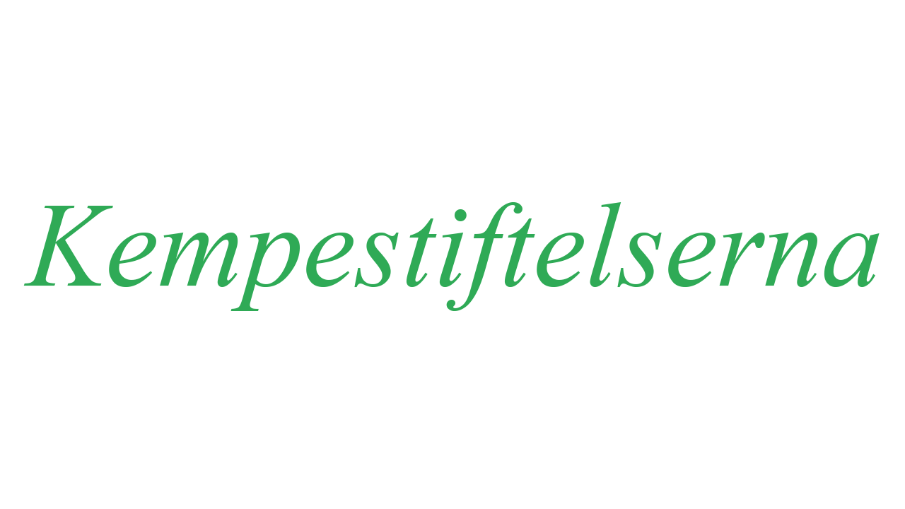 Länk till webbplats för finansiären Kempestiftelserna