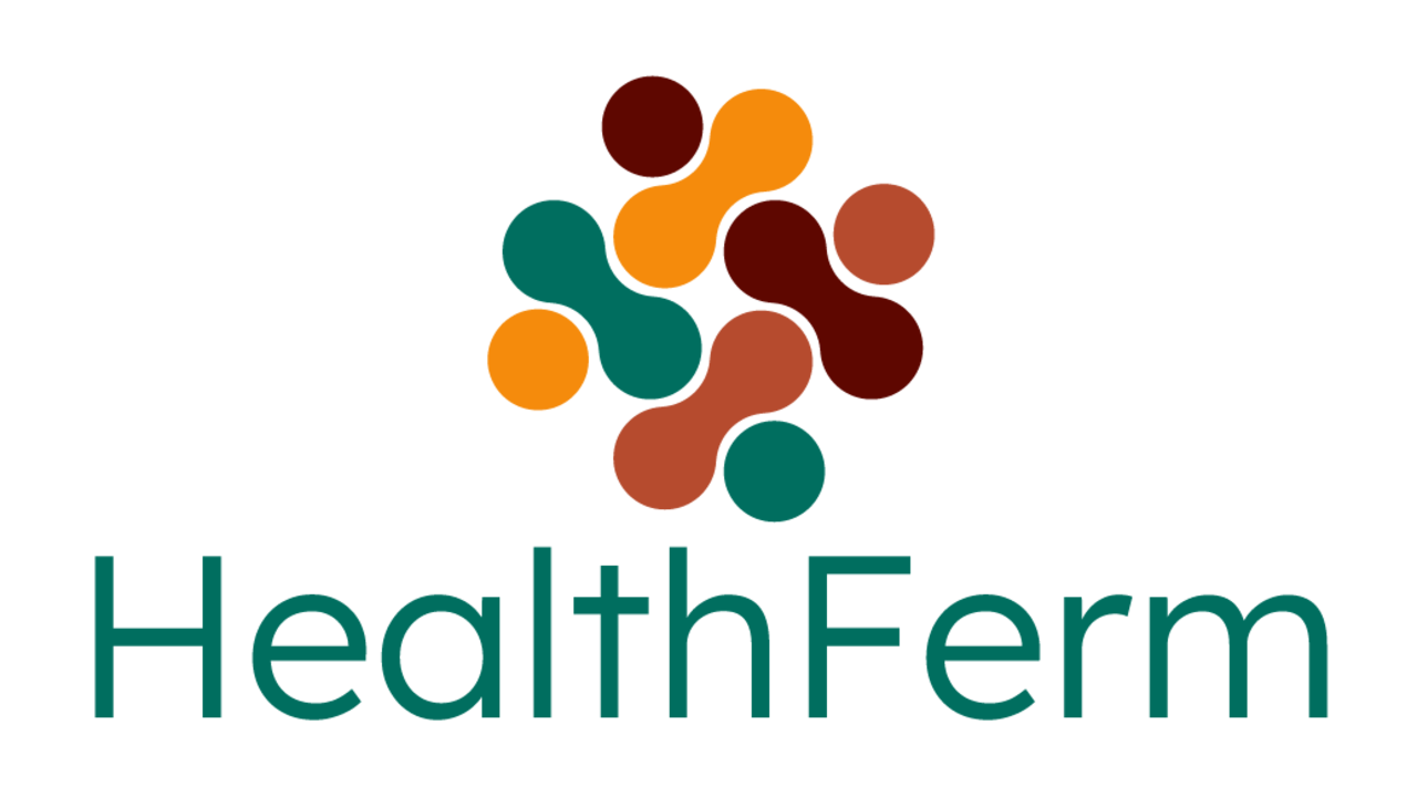 En logotyp för ett hälsoföretag