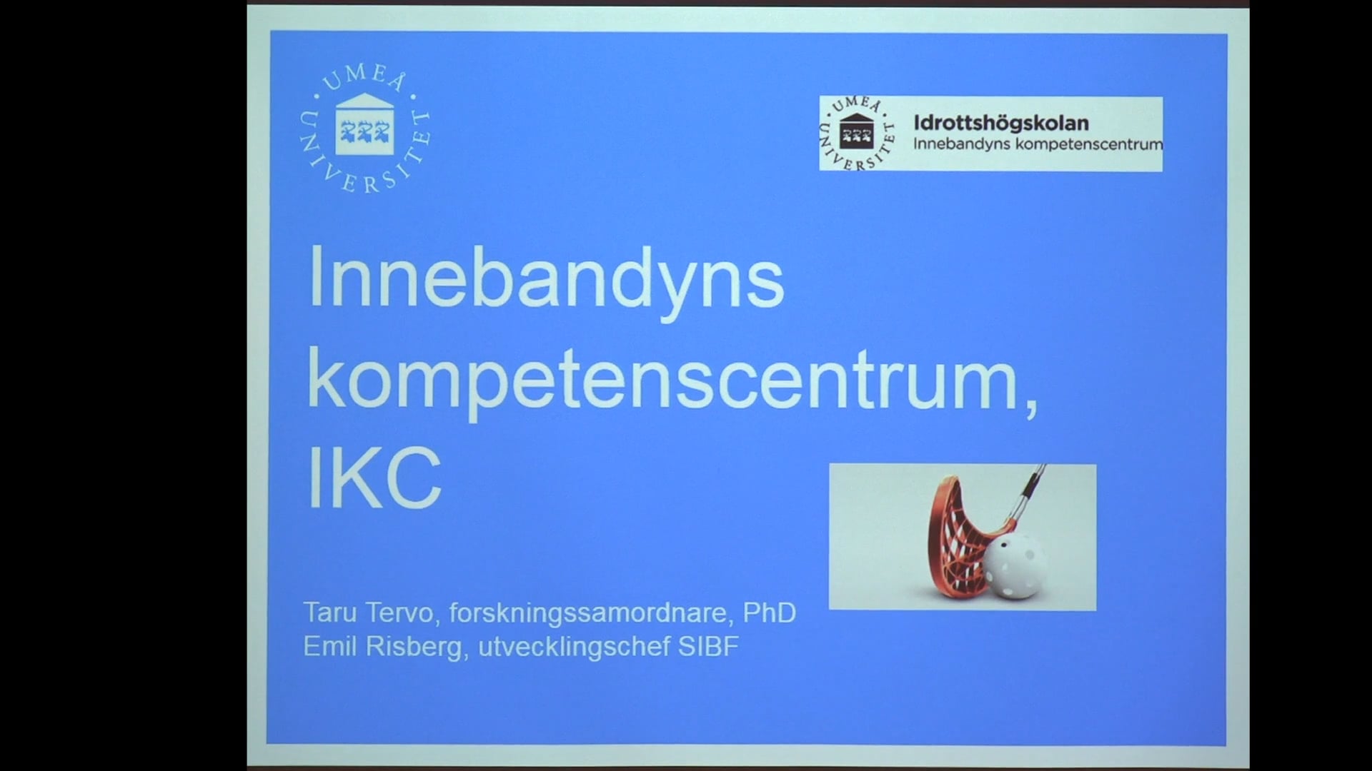 Film: Föreläsare: Taru Tervo