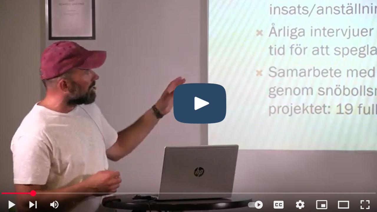 Jan Grimell föreläser