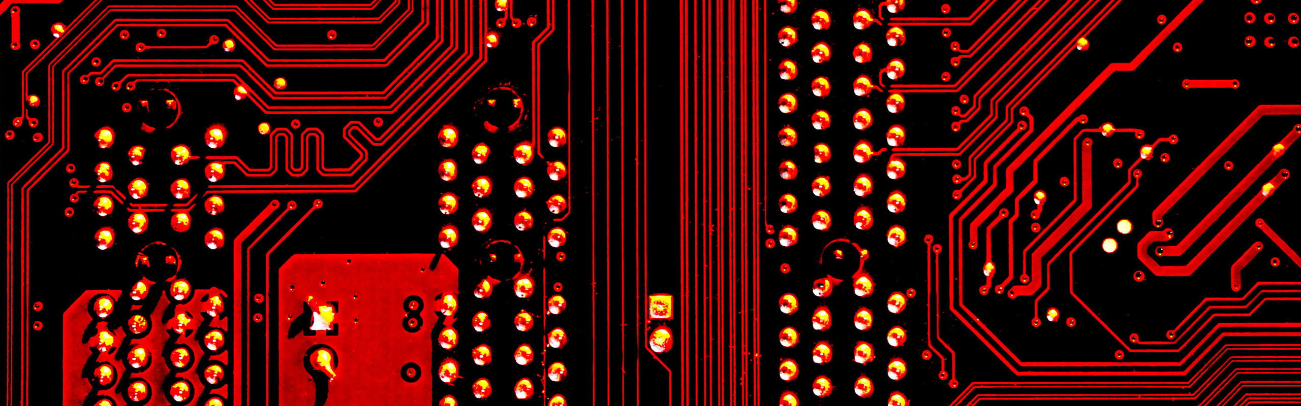 Abstrakt illustration från dators inre.